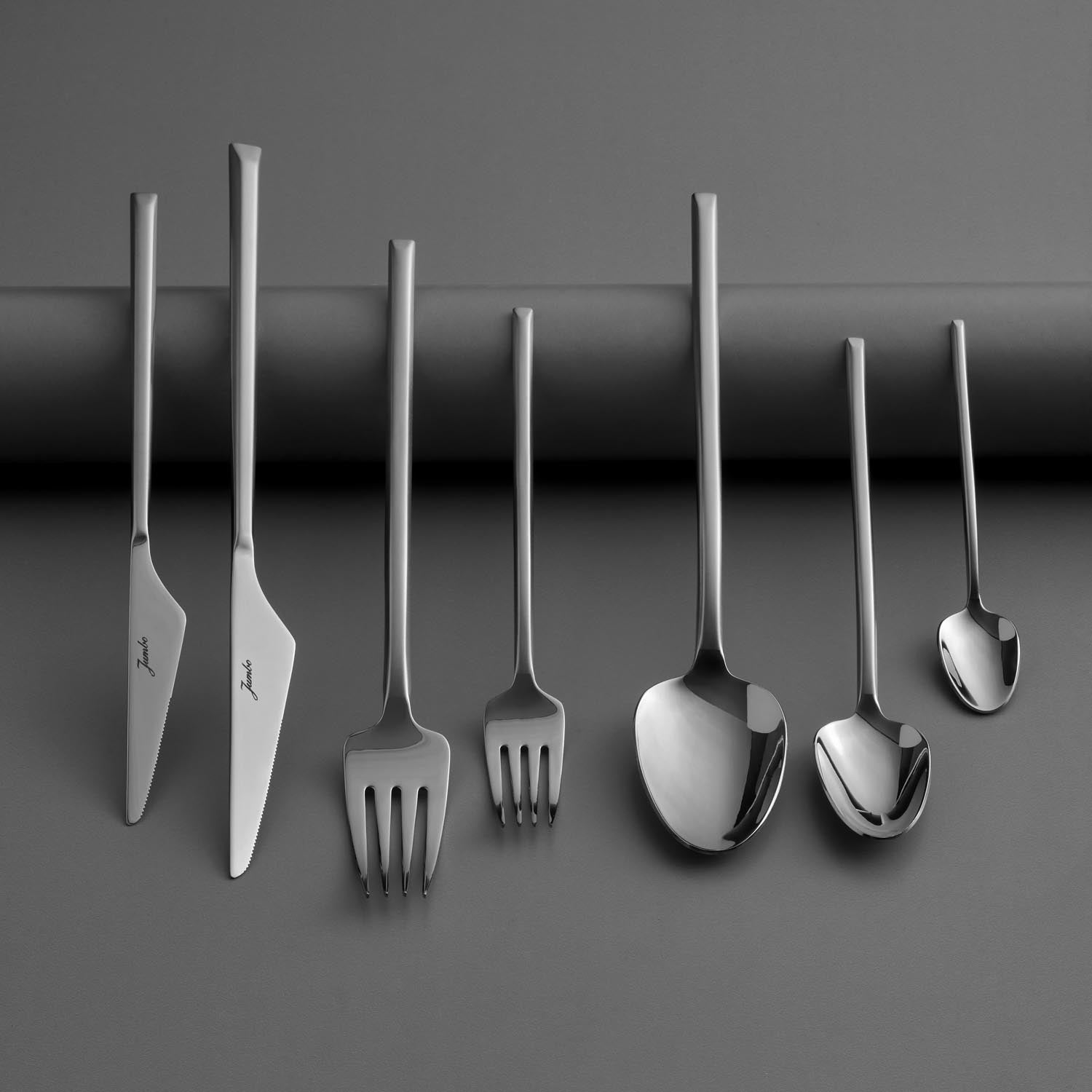 Jumbo 5500 Mat 12 Kişilik 84 Parça Çatal Kaşık Bıçak Takımı