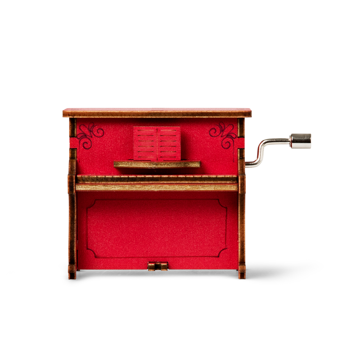 Flying Tiger Copenhagen Yılbaşı Temalı Ahşap Müzik Kutusu