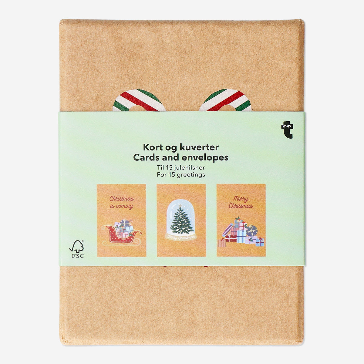 Flying Tiger Copenhagen 15'li Yılbaşı Kartpostal Seti 11 cm x 14,8 cm