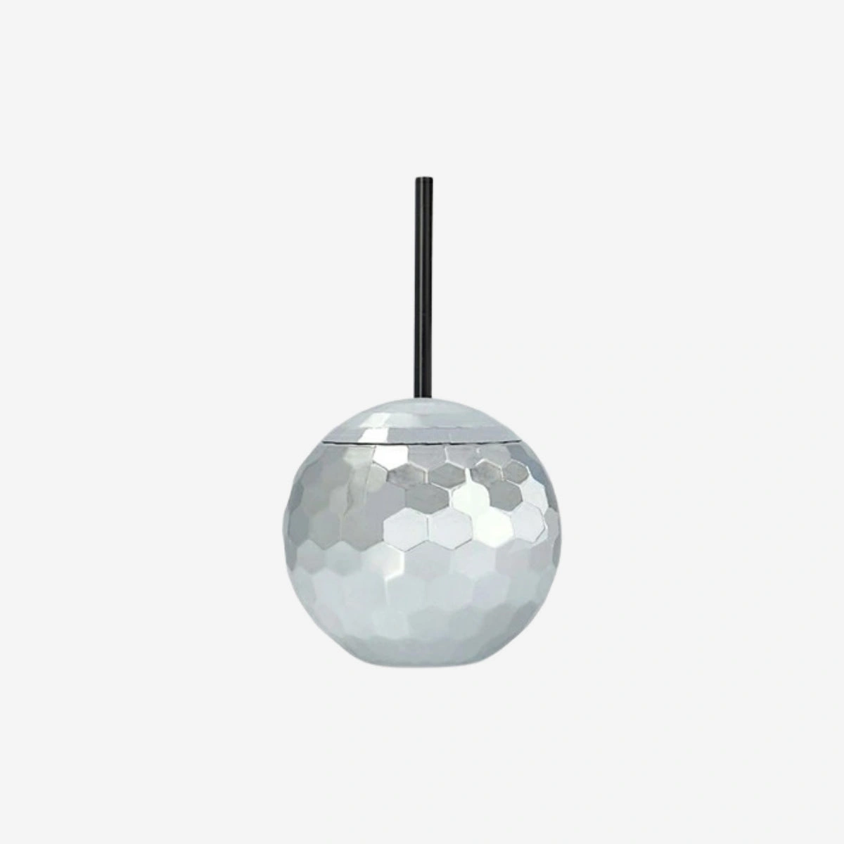 Flying Tiger Copenhagen Disko Topu Şeklinde Pipetli Bardak