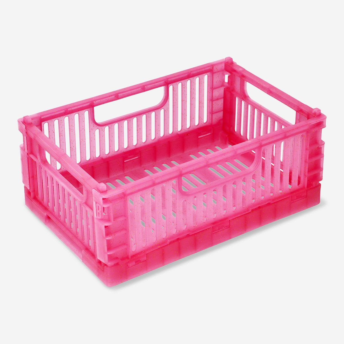 Flying Tiger Copenhagen Pembe Şeffaf Katlanabilir Plastik Kasa 22