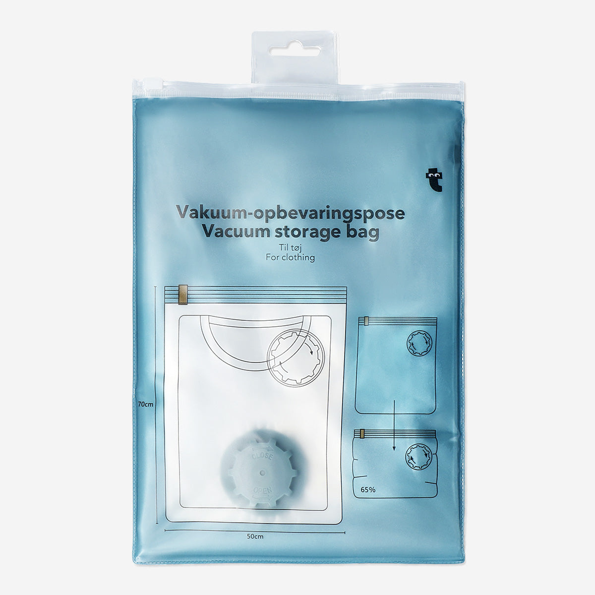 Flying Tiger Copenhagen Vakumlu Mavi Hurç 50 cm x 70 cm