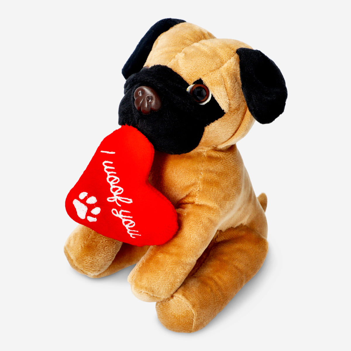 Flying Tiger Copenhagen Kalpli Kahverengi Peluş Köpek