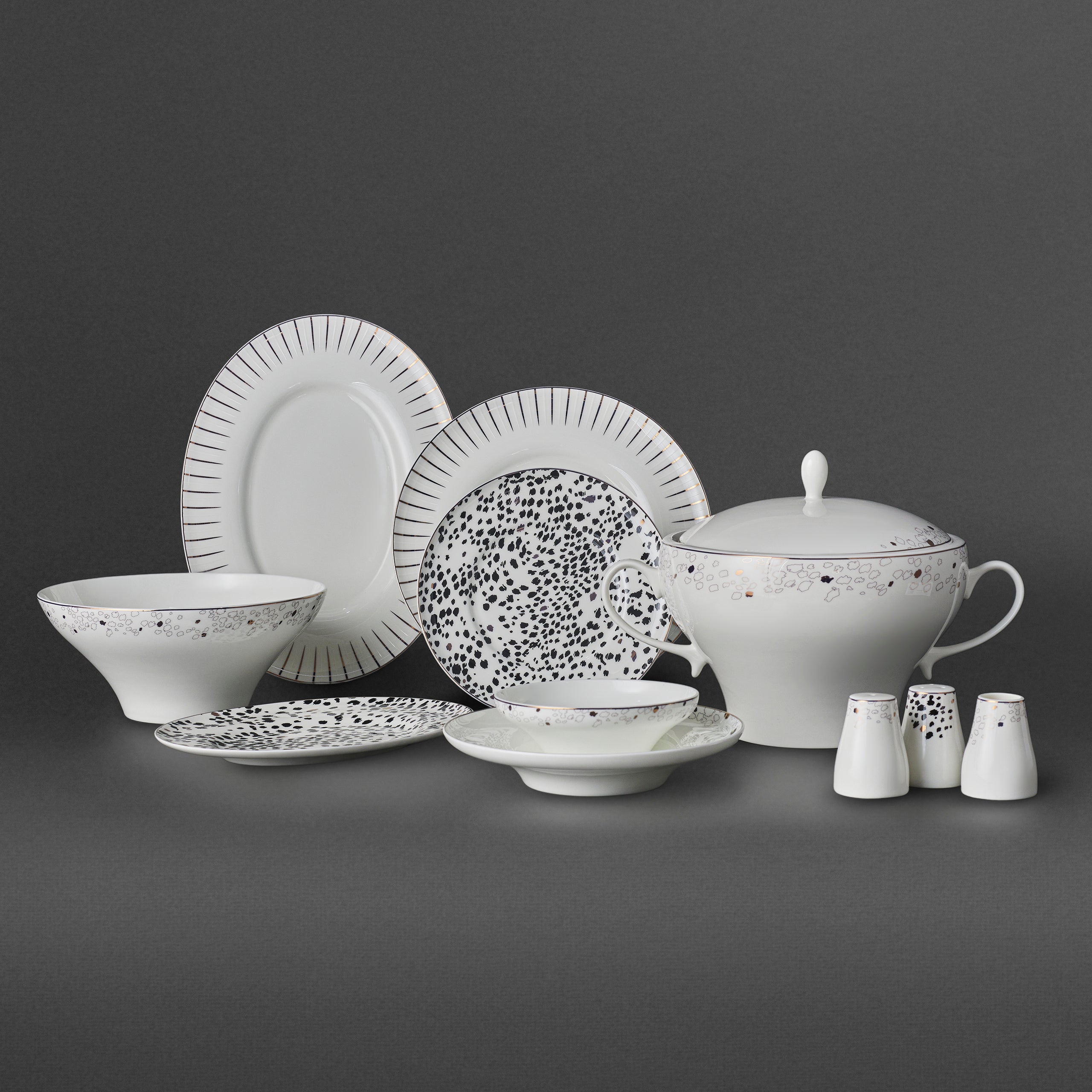 Jumbo Safari 62 Parça 12 Kişilik Yemek Takımı