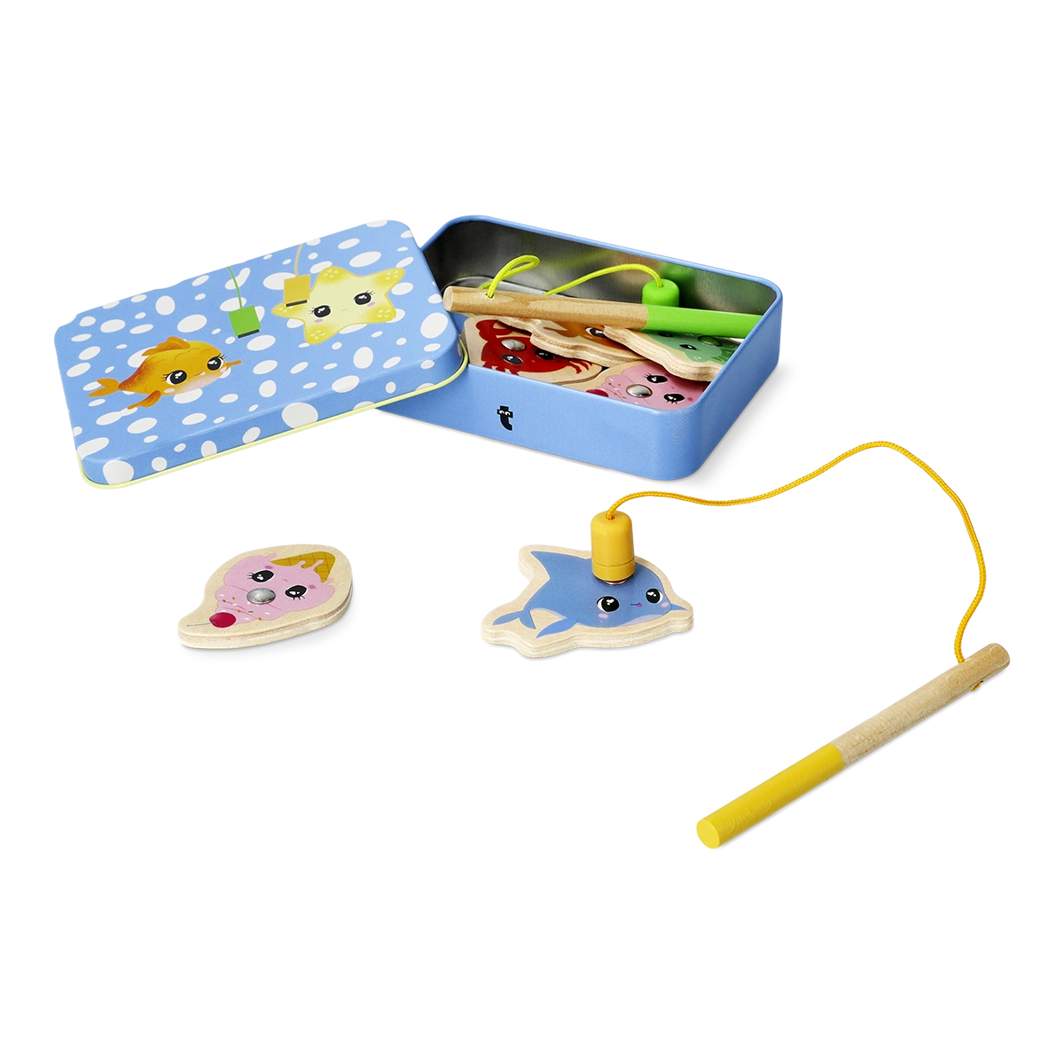 Flying Tiger Copenhagen Metal Kutuda Mini Balık Yakalama Oyunu