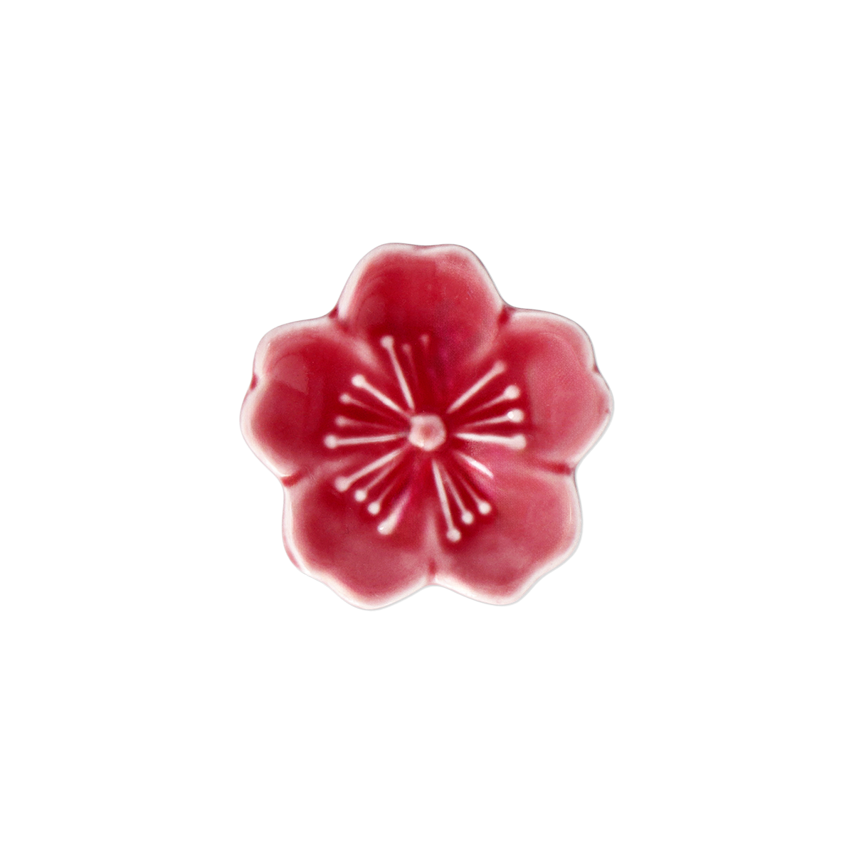 Flying Tiger Copenhagen Pembe Bahar Çiçeği Şeklinde Seramik Chopstick Tutucu