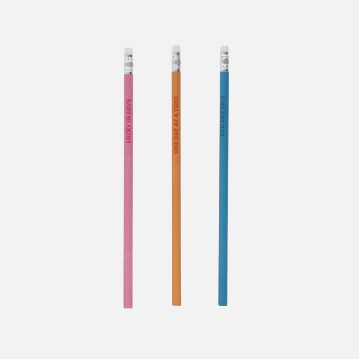 Flying Tiger Copenhagen 3'lü Silgili Kurşun Kalem Seti