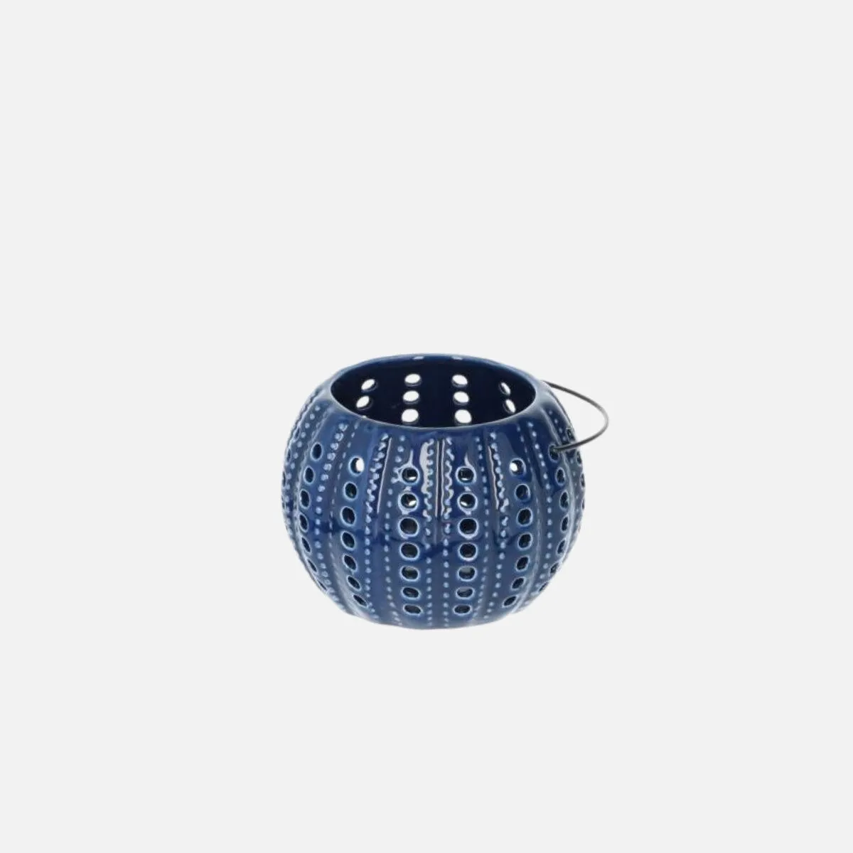 Flying Tiger Copenhagen Mavi Seramik Tealight Mum Feneri