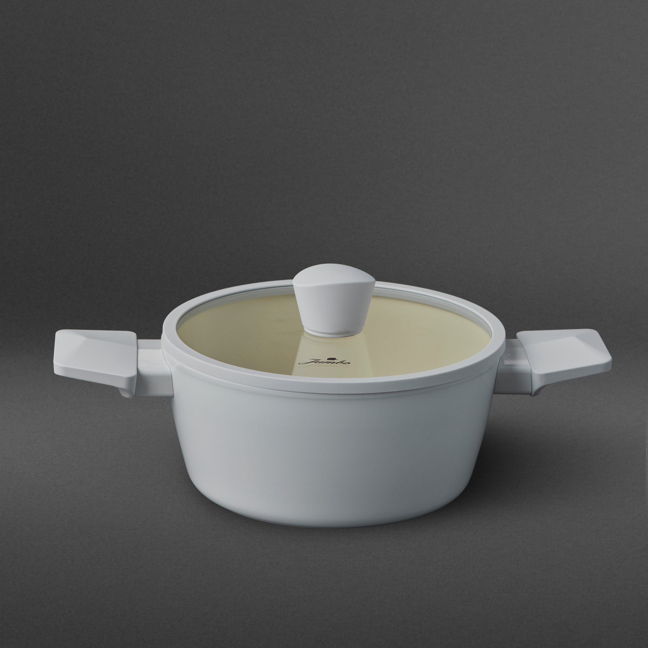 Jumbo Swiss Crystal Light Grey Derin Tencere 20 cm