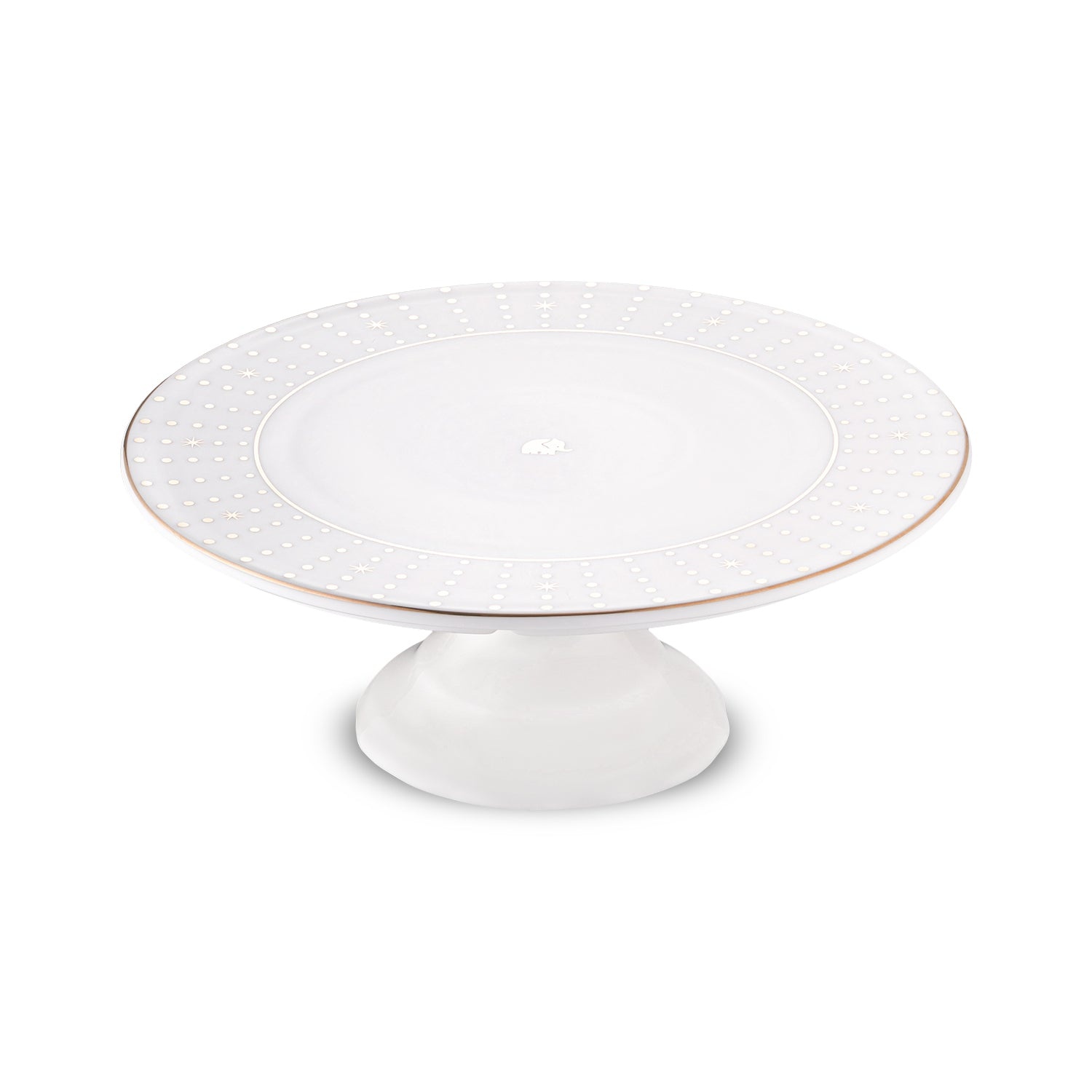 Jumbo Navy Gold Ayaklı Kek Standı 25 cm