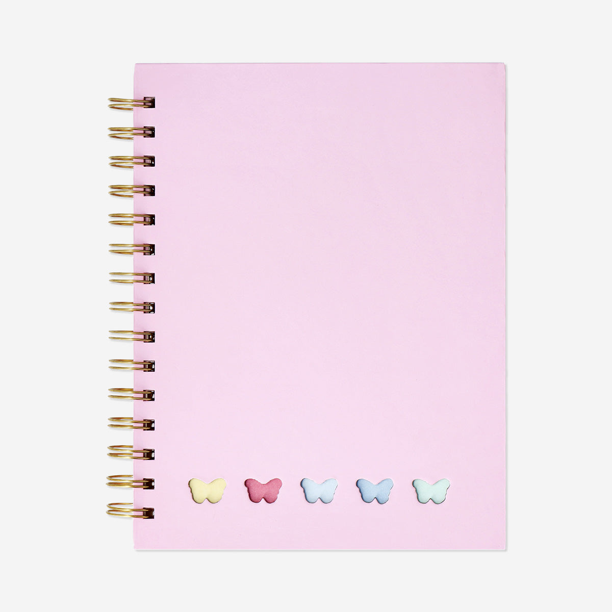 Flying Tiger Copenhagen Pembe Spiralli Bölmeli Defter