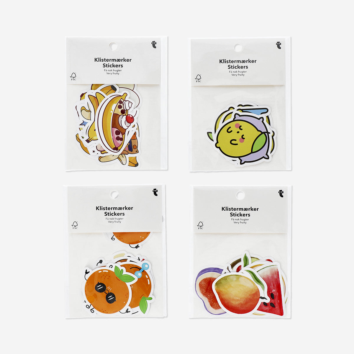 Flying Tiger Copenhagen Meyve Temalı Sticker Seti