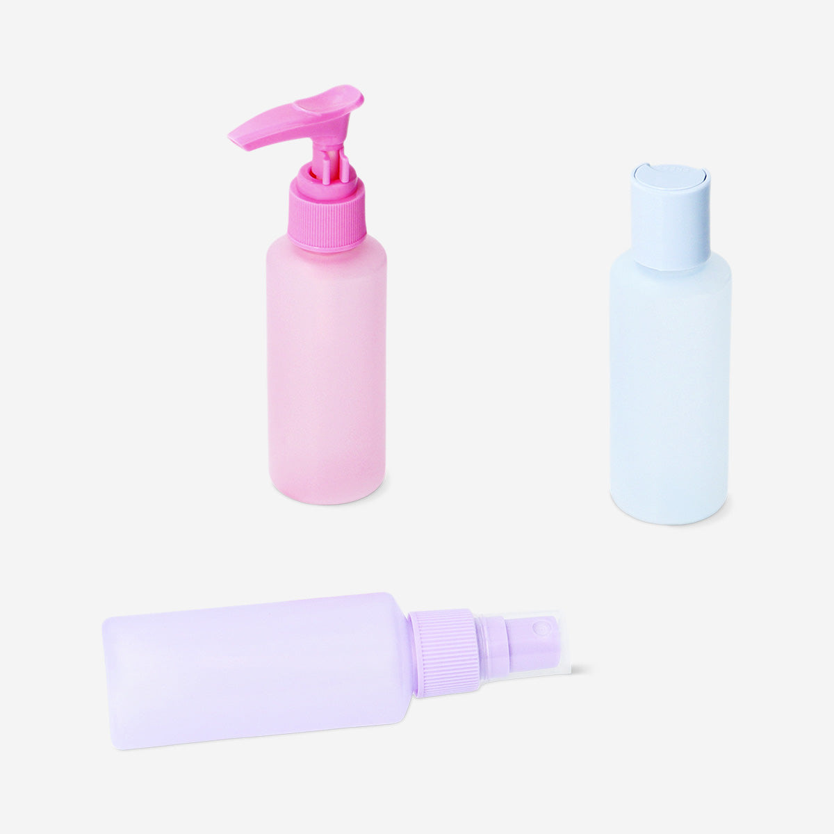 Flying Tiger Copenhagen 3'lü Buzlu Görünümde Seyahat Şişesi