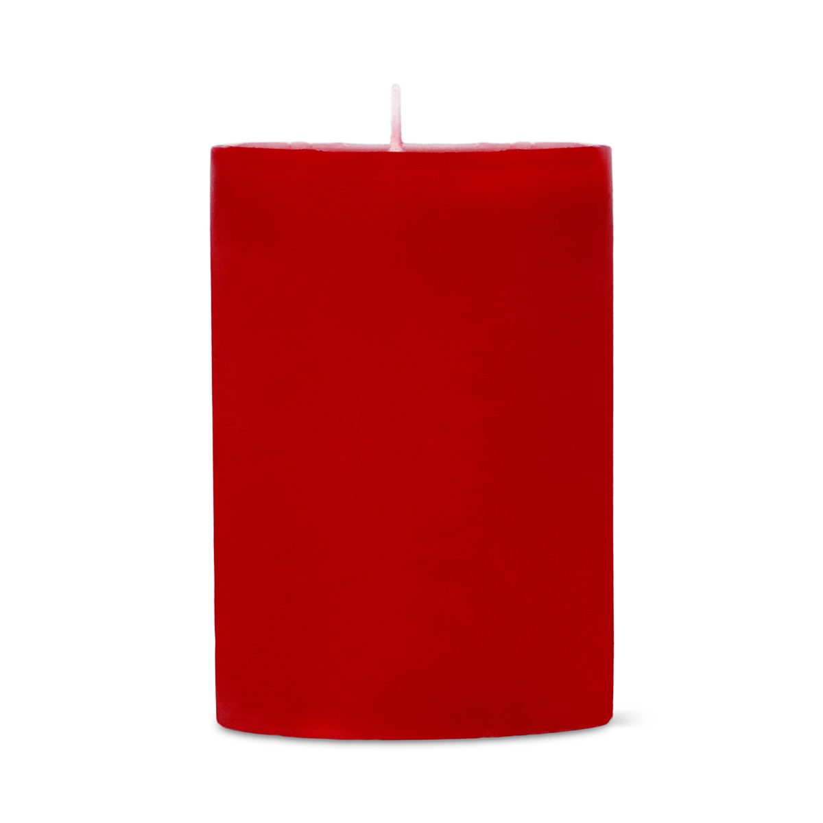 Flying Tiger Copenhagen Kırmızı Rustik Mum 8 x 5,7 cm