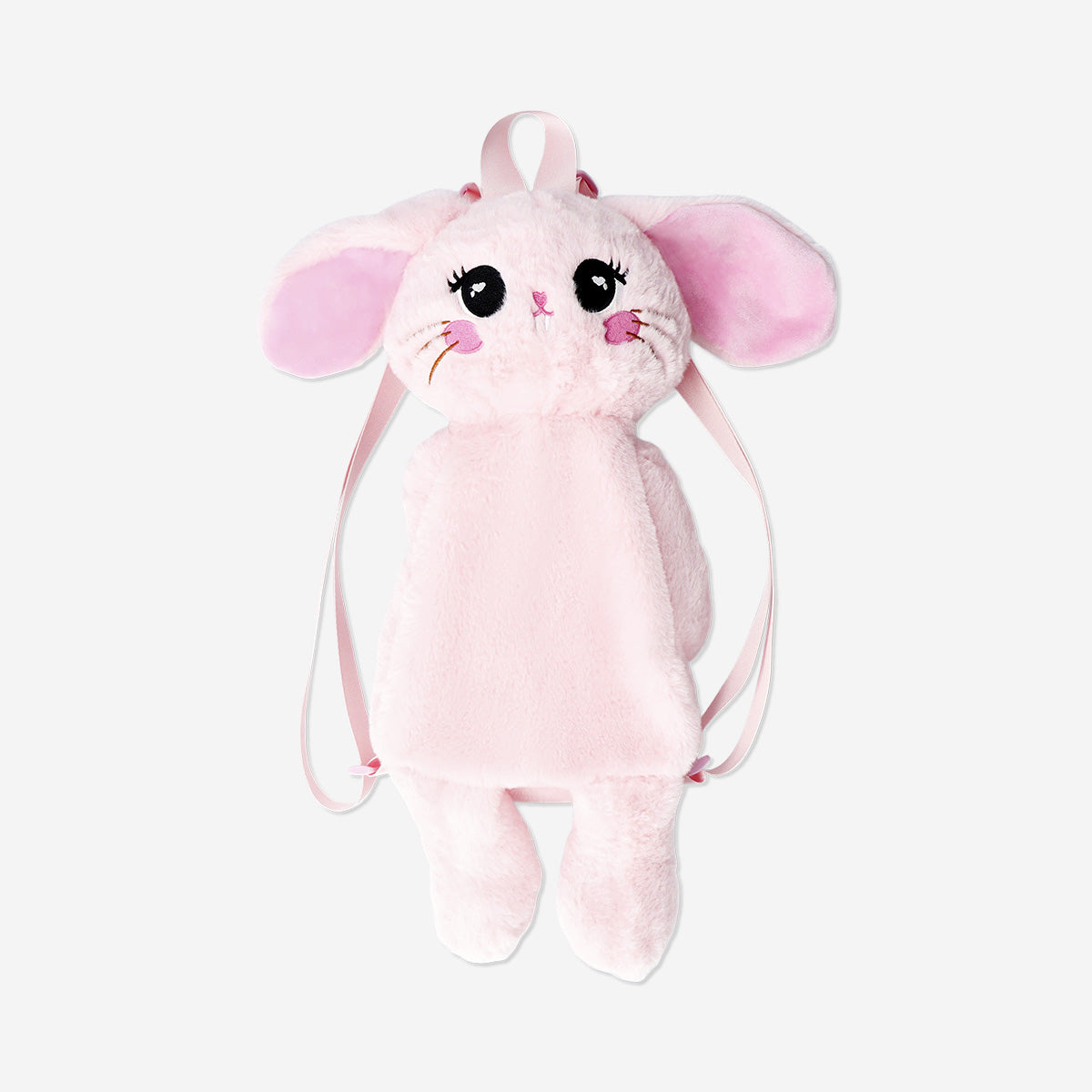 Flying Tiger Copenhagen Pembe Tavşan Şeklinde Peluş Sırt Çantası