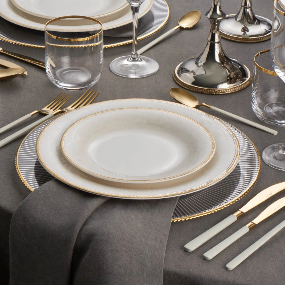 Jumbo Oscar Gold 55 Parça 12 Kişilik Yemek Takımı