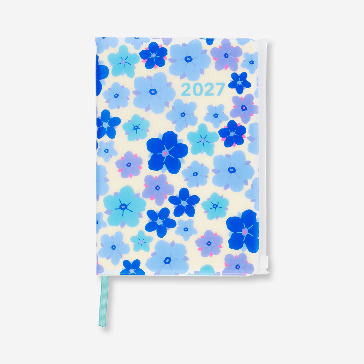 Flying Tiger Copenhagen Mavi Çiçekli A5 Günlük Ajanda 2027