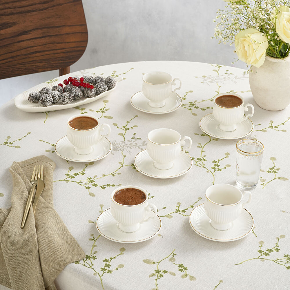 Karaca Malta 6 Kişilik Kahve Fincan Takımı 100 ml thumbnail 4