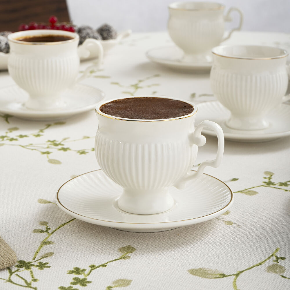 Karaca Malta 6 Kişilik Kahve Fincan Takımı 100 ml thumbnail 6
