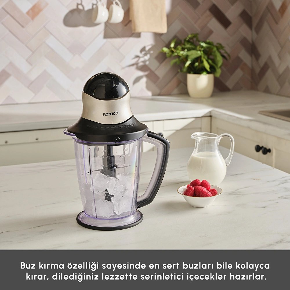 Karaca Multi XXL Doğrayıcı 1000w Cream 1.5 L görseli 5