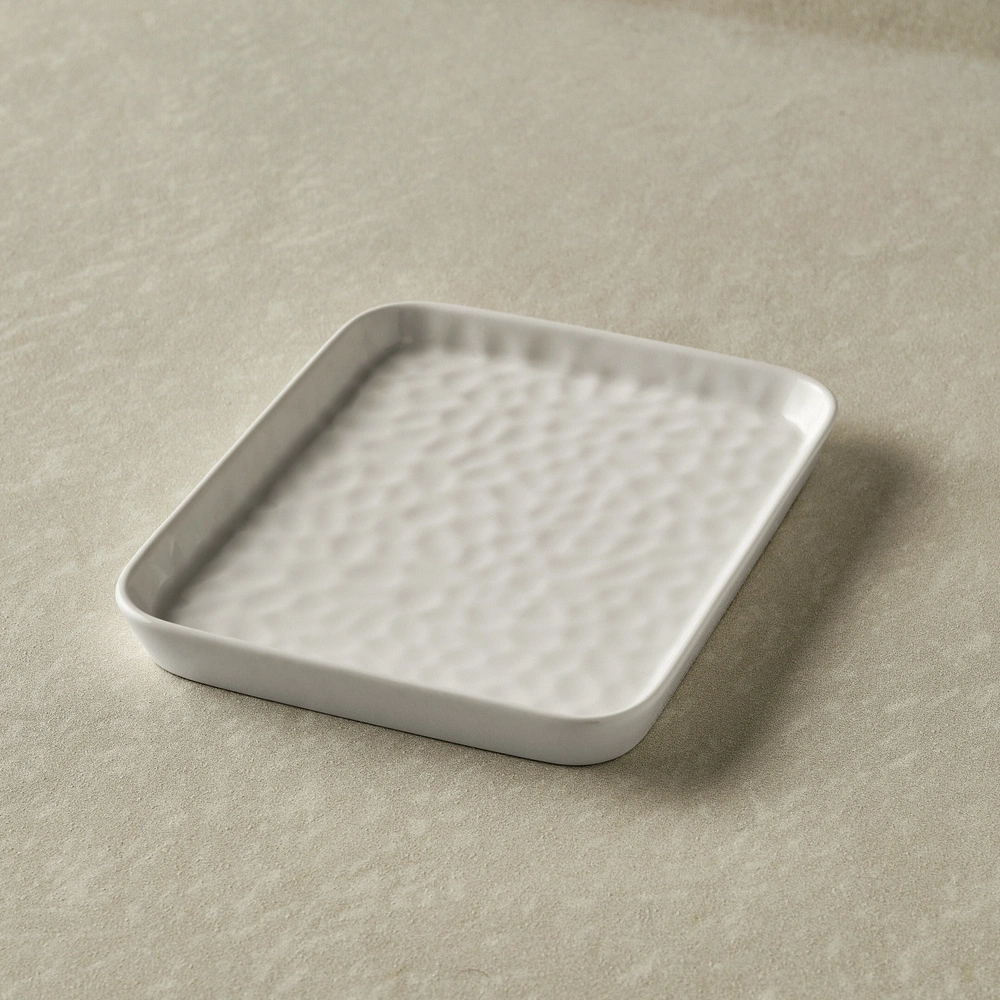 Karaca x Refika Bembeyaz Tatlı Tabağı 17 cm görseli 1