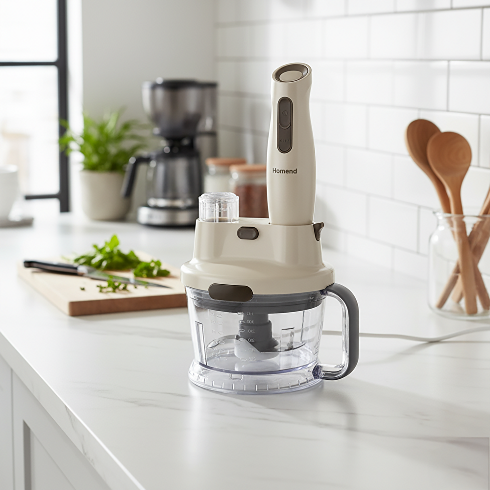 Homend Vintage Functionall 2834H Mutfak Robotu Bej görseli 1