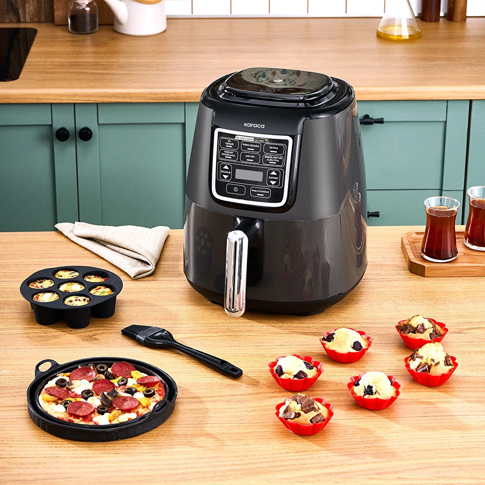 Crick Crack Silikon Muffin Kalıbı, Airfryer Aparatı görseli 6