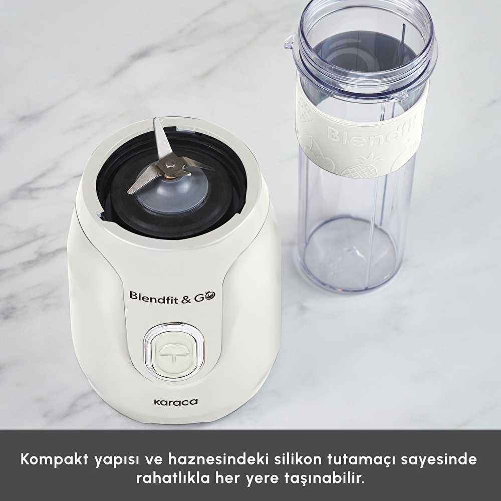 Karaca Blendfit Go Personal Kişisel Smoothie Blender Starlight görseli 6