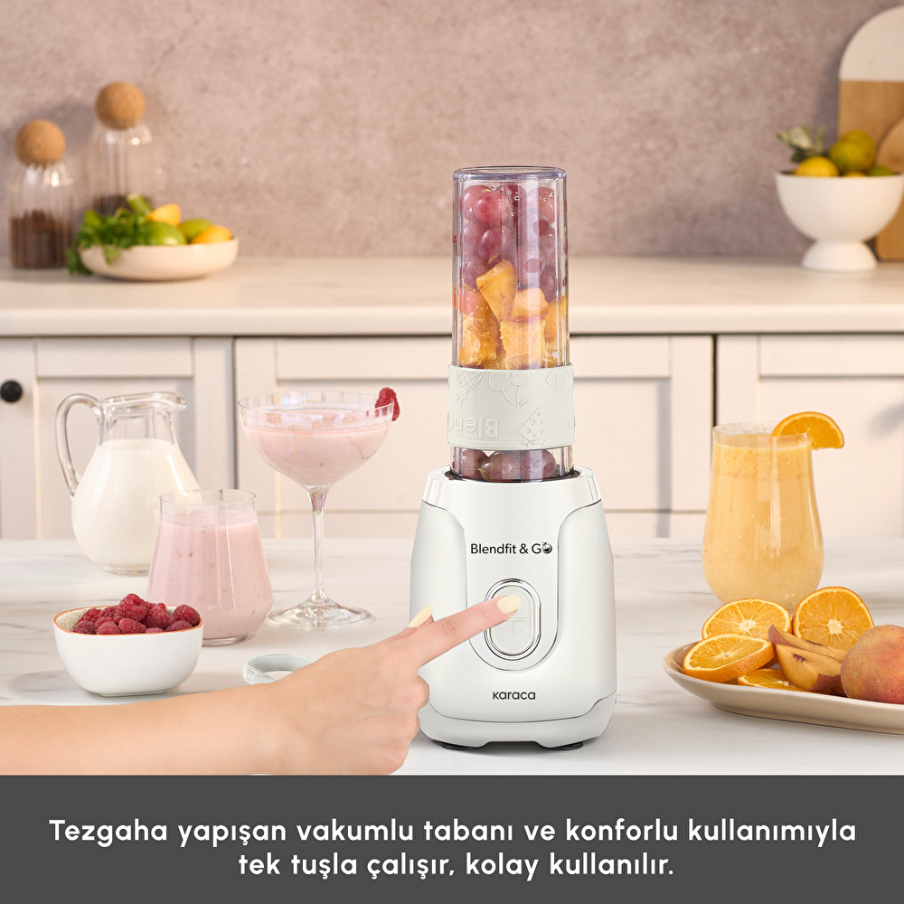 Karaca Blendfit Go Personal Kişisel Smoothie Blender Starlight görseli 4