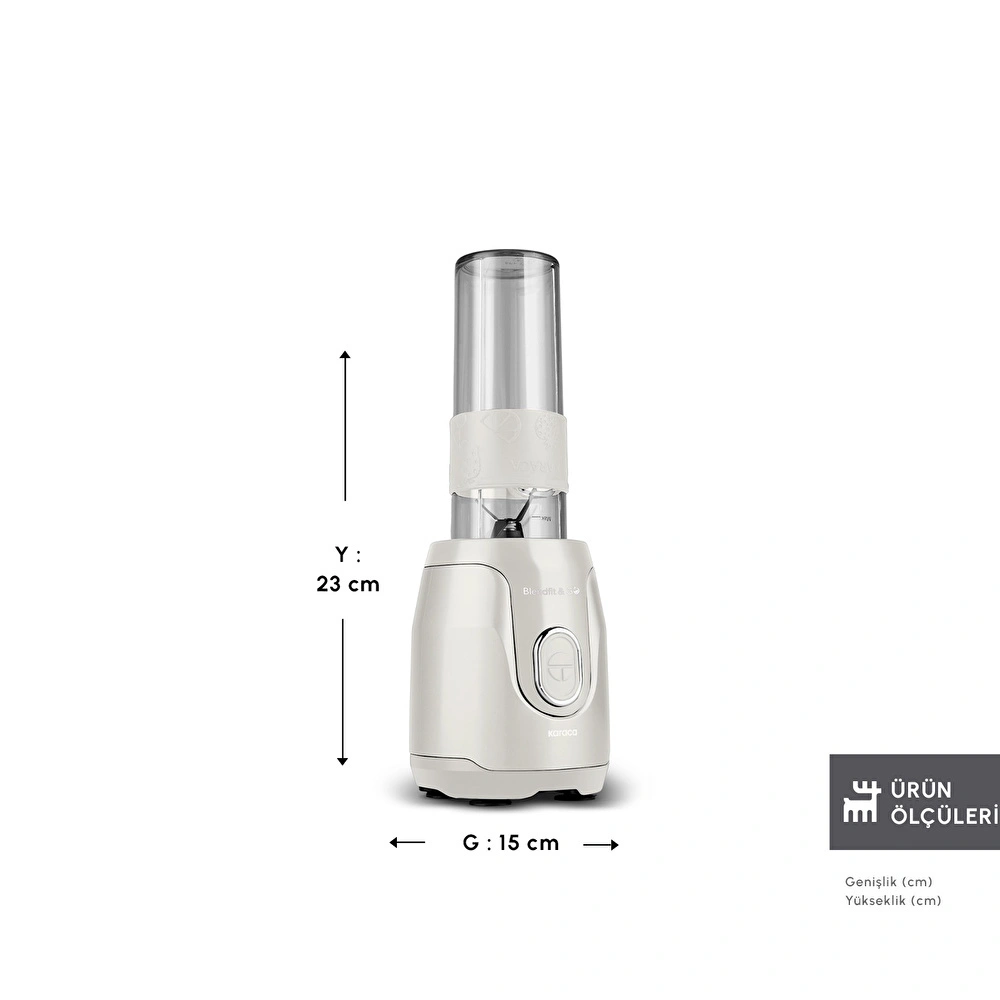 Karaca Blendfit Go Personal Kişisel Smoothie Blender Starlight görseli 2