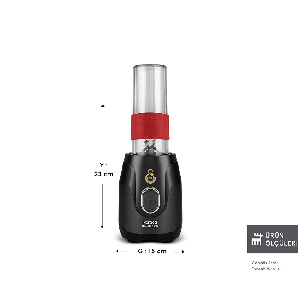 Karaca x Galatasaray Blendfit Go Personal Kişisel Smoothie Blender thumbnail 2