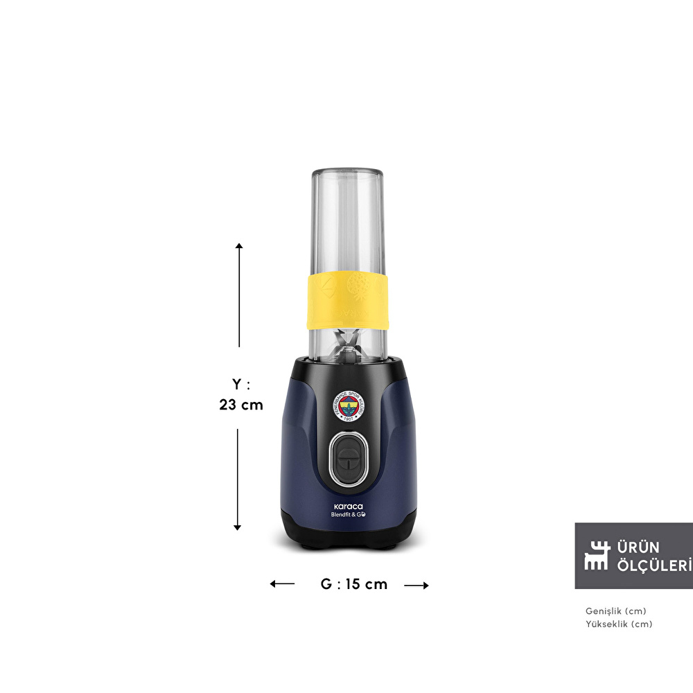 Karaca x Fenerbahçe Blendfit Go Personal Kişisel Smoothie Blender thumbnail 2