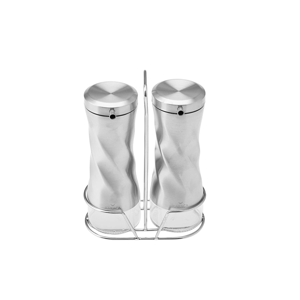 Karaca Tottori İnox Cam Yağlık ve Sirkelik görseli 2