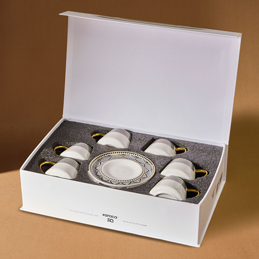 Karaca Globe 6 Kişilik Kahve Fincan Takımı 80 ml thumbnail 10