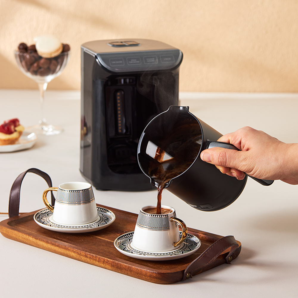 Karaca Globe 6 Kişilik Kahve Fincan Takımı 80 ml thumbnail 3