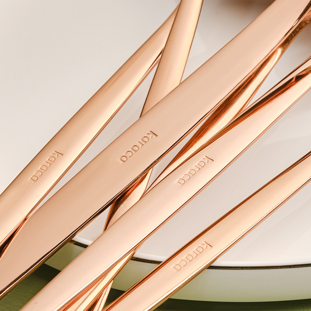 Karaca Orion 7 Parça Servis Seti Rosegold görseli 6