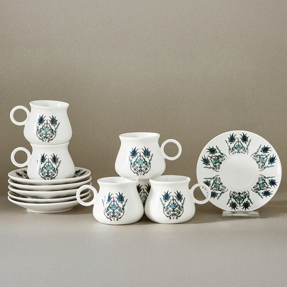 Karaca Bursa 6 Kişilik Kahve Fincanı Takımı 90 ml