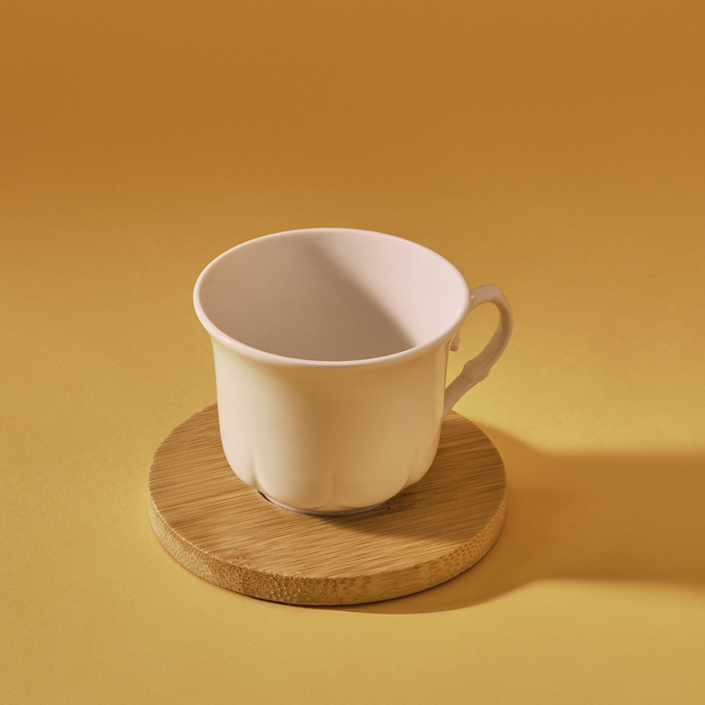 Karaca Bambu Tepsili 6 Kişilik Kahve Fincanı 90 Ml thumbnail 4