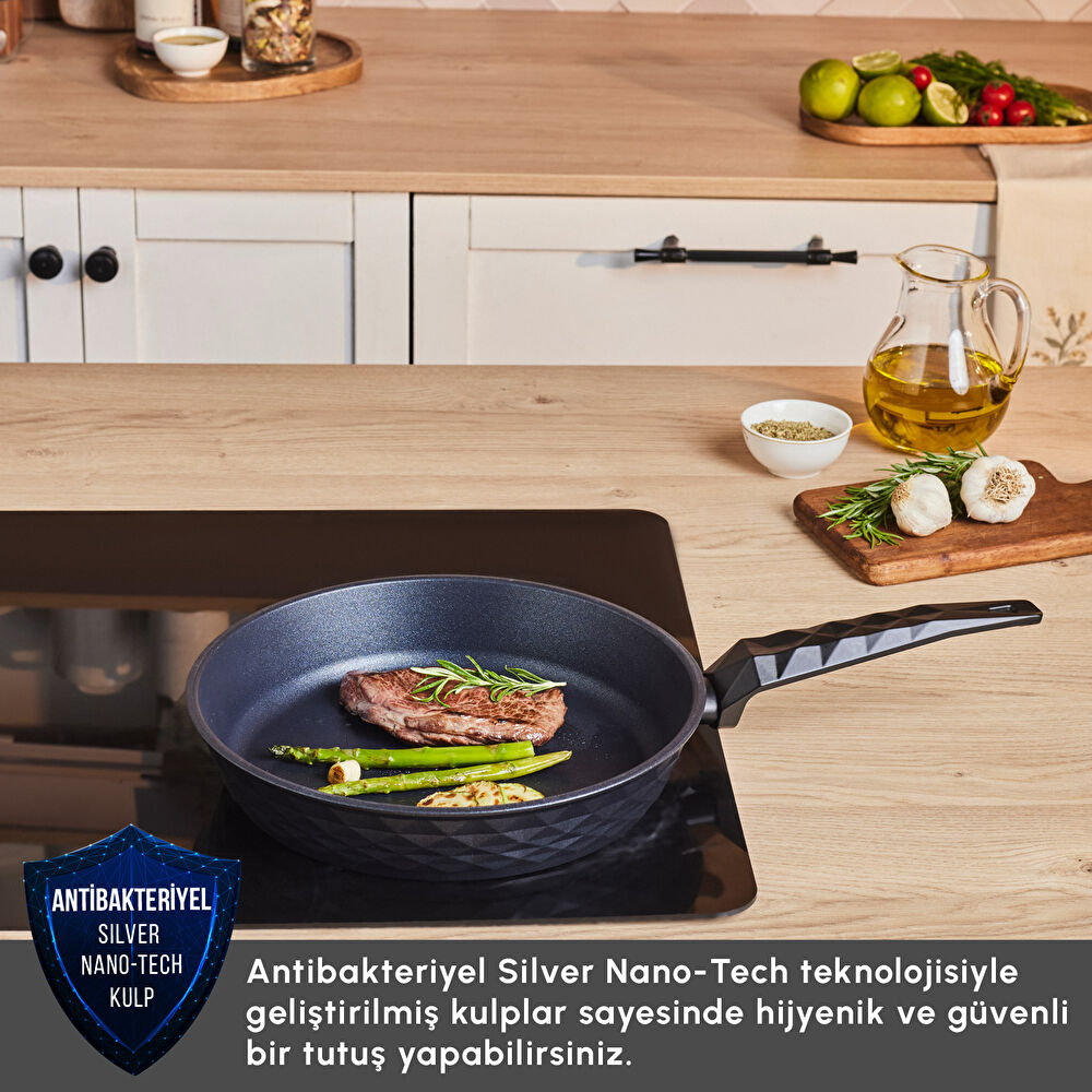 Karaca Biodiamond Antibakteriyel Kulp Tava 26 Cm thumbnail 3