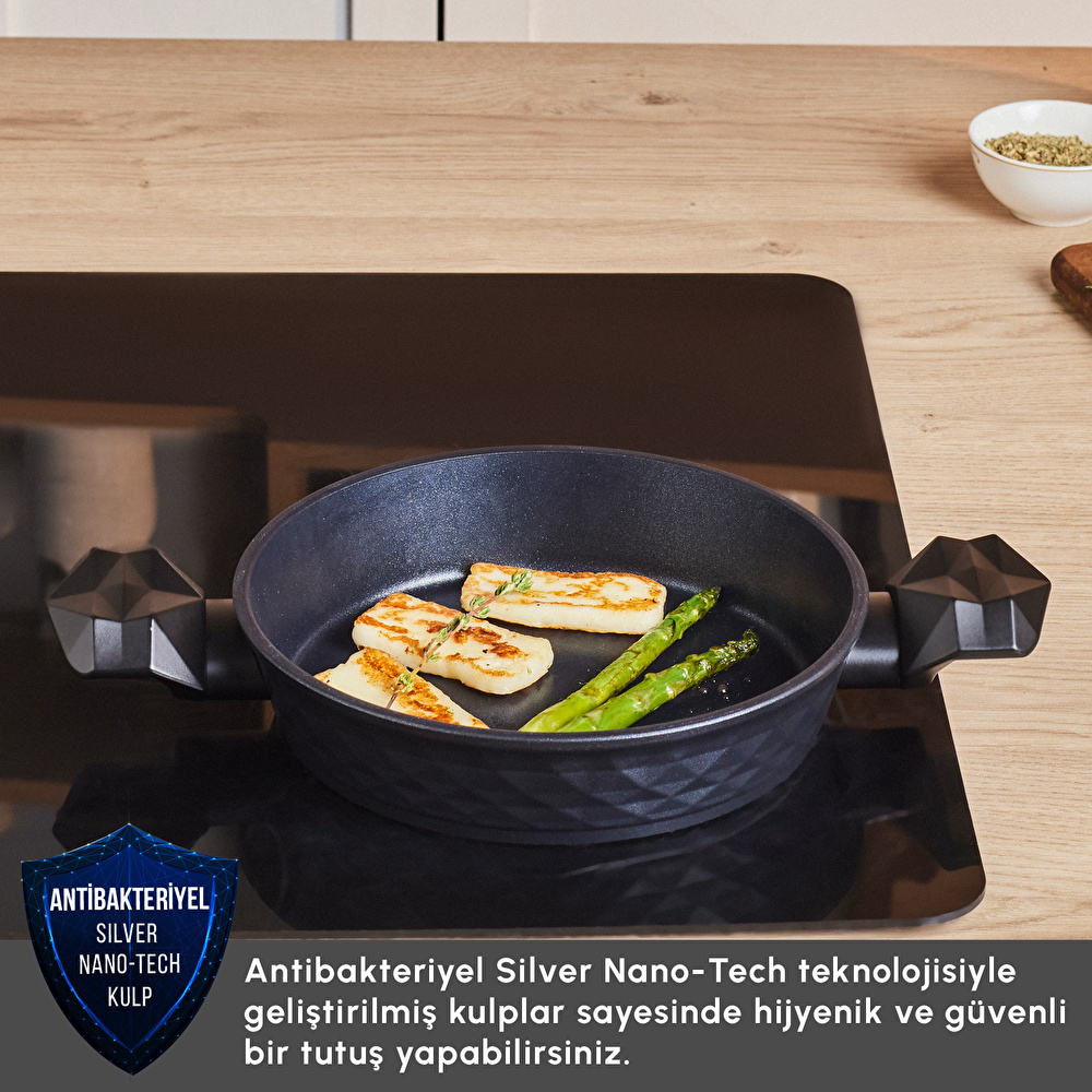 Karaca Biodiamond Antibakteriyel Kulp Sahan 20 Cm thumbnail 4