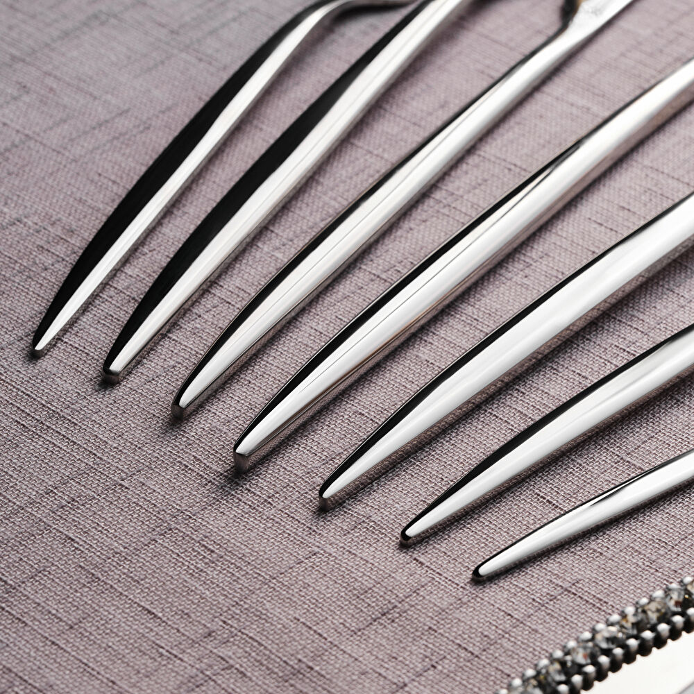 Karaca Premium Sail Platin 12 Kişilik 84 Parça Çatal Kaşık Bıçak Takımı thumbnail 4