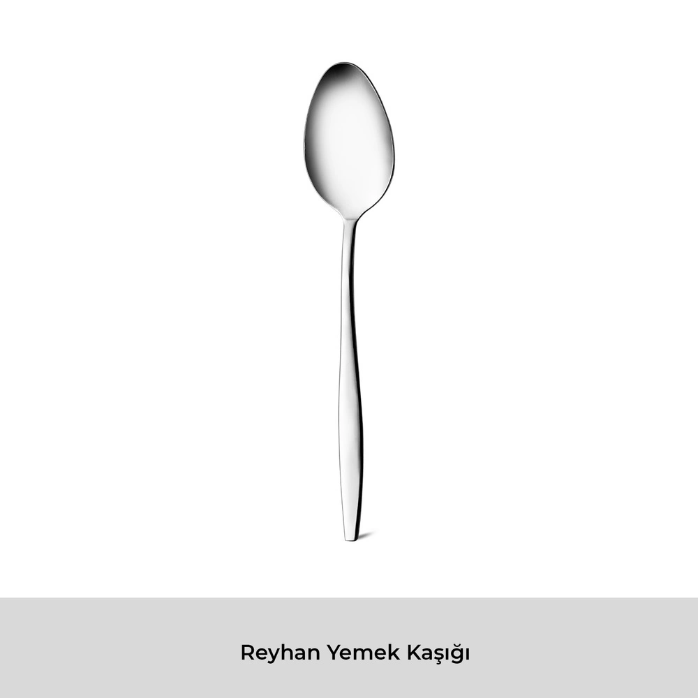 Emsan Reyhan Tekli Yemek Kaşığı 21 cm görseli 3