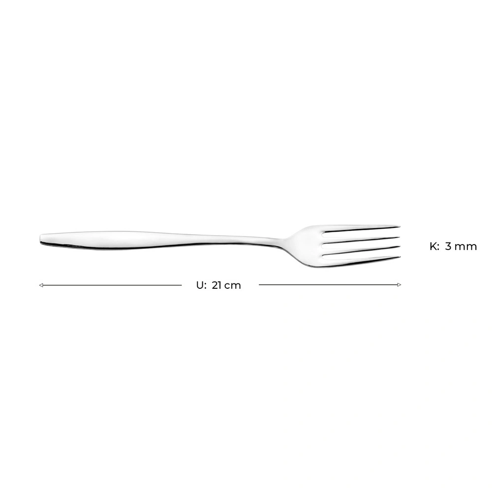 Emsan Reyhan Tekli Yemek Çatalı 21 cm görseli 4