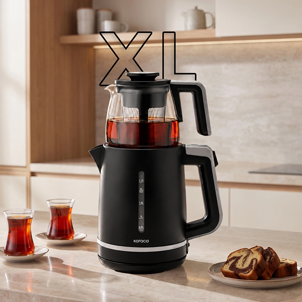 Karaca Maxi Tea XL Çay Makinesi Space Gray görseli 1