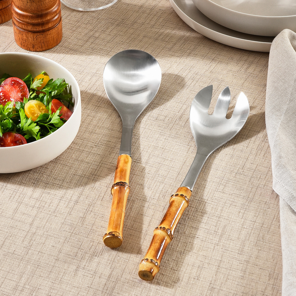 Karaca Bamboo Garden 2 Parça Servis Set görseli 1