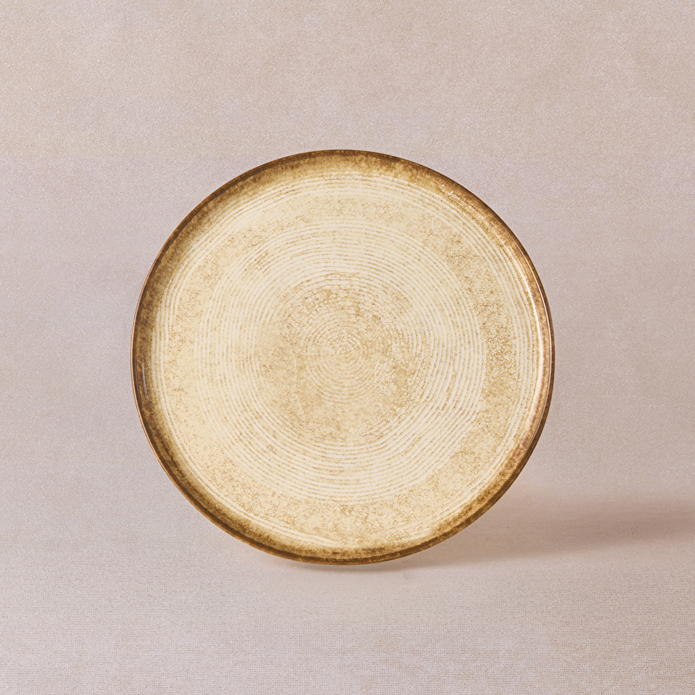 Karaca Ephesus Pasta Tabağı 21 Cm Bej görseli 1