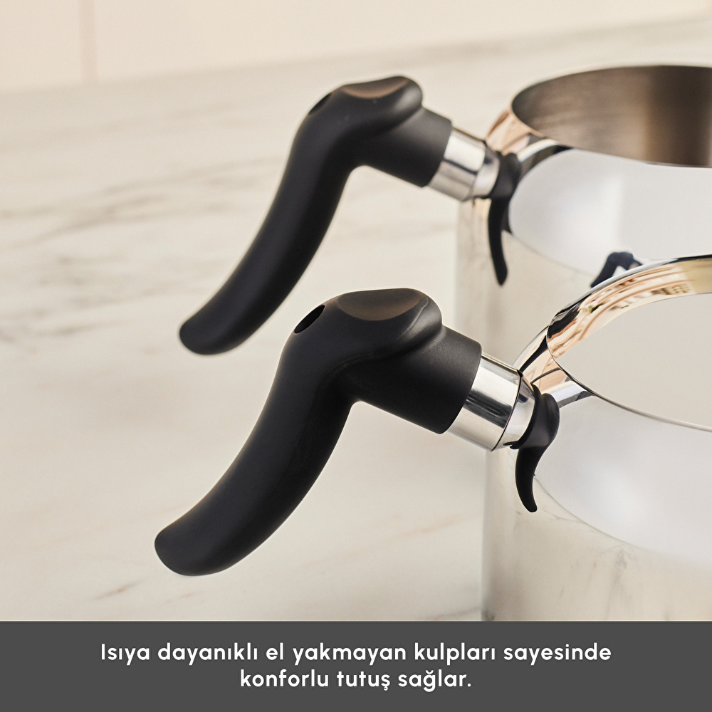 Karaca Nora Midi İndüksiyon Tabanlı Çaydanlık Takımı görseli 7