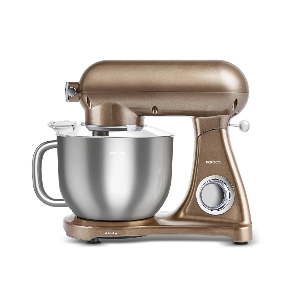 Karaca Powercast Chef Döküm Stand Mikser Mutfak Şefi Walnut Brown 1800W 6,2 Lt görseli 1