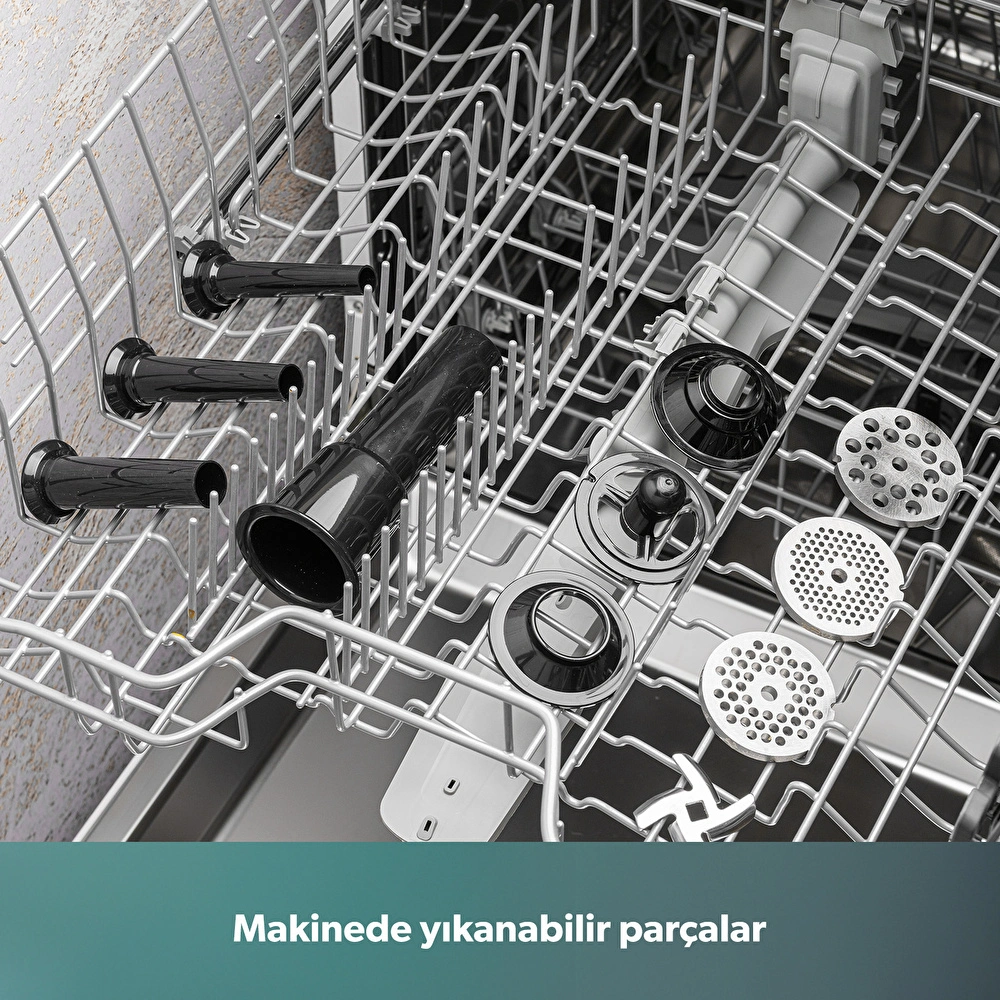 Homend Meatbox 3101H Paslanmaz Çelik Kıyma Makinesi görseli 10