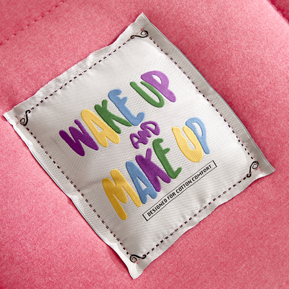 Karaca Home Motto Cotton Comfort Tek Kişilik Uyku Seti Fuşya görseli 7